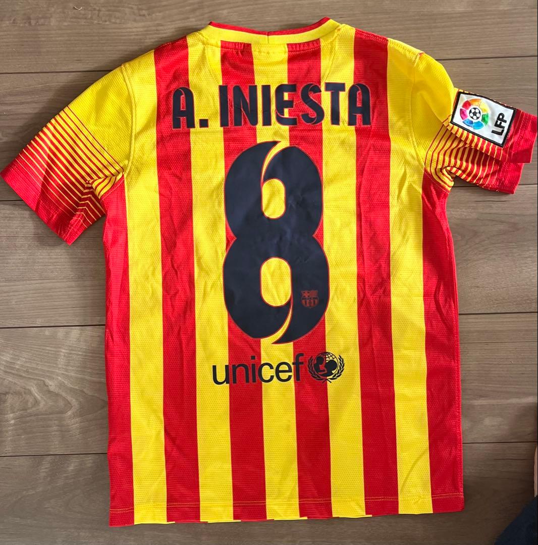 A. INIESTA 8番 FCB 2013-14 2nd カタルーニャ