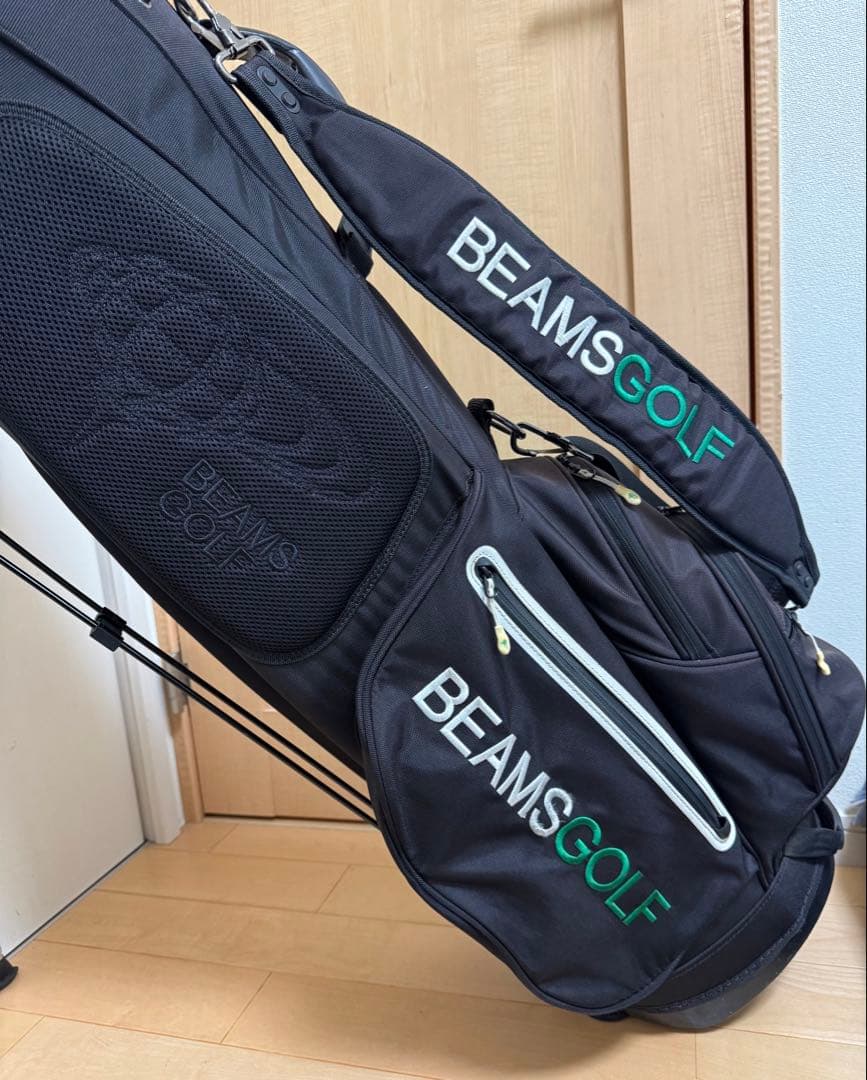 美品★ビームス★スタンドキャディバッグ★ゴルフ★BEAMS★ゴルフバッグ★レア