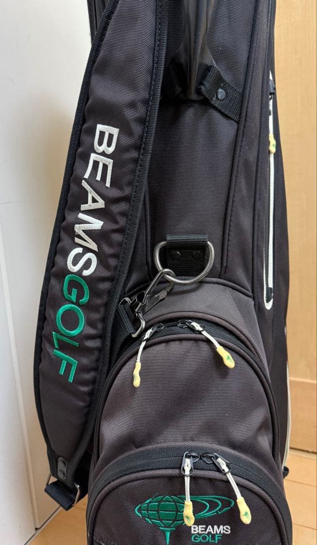 美品★ビームス★スタンドキャディバッグ★ゴルフ★BEAMS★ゴルフバッグ★レア