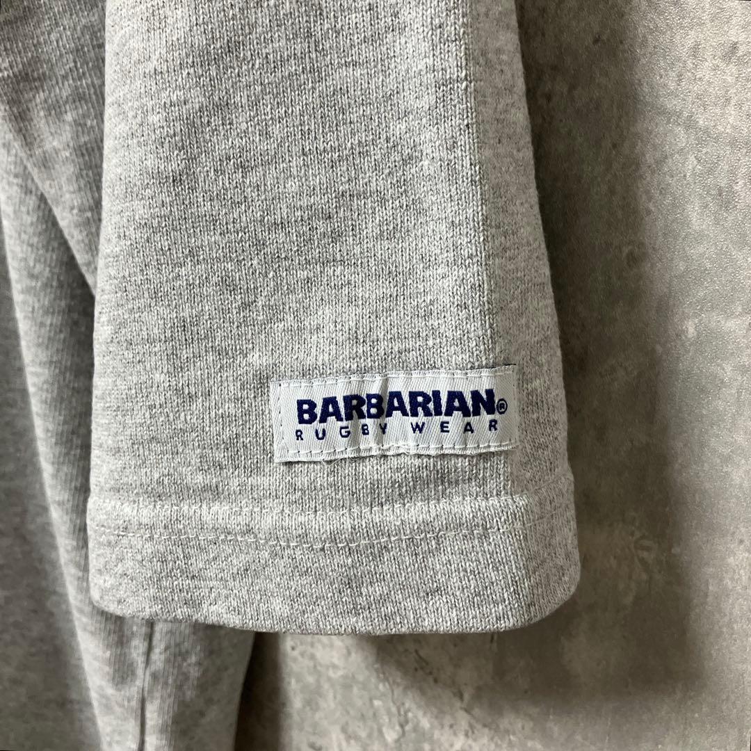 ◆【綺麗】BARBARIAN｜バーバリアン，ラガーシャツ，七分袖，厚手