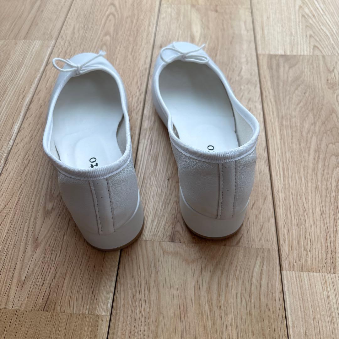 repetto ホワイト バレエシューズ