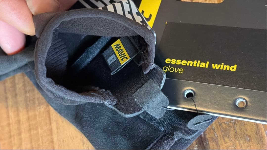 【新品】MAVIC wind glove BLK/SLV マビック 防風グローブ