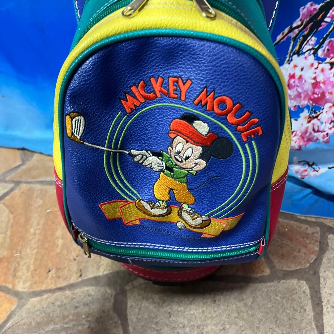 寶BY-1253MICKEY MOUSE キャディバッグ内径約20 重量約2.9