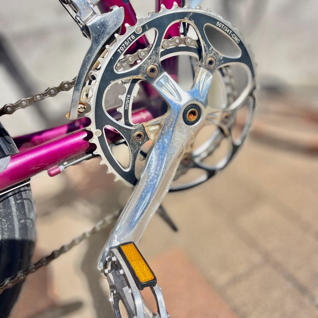 ゆん KHS F20-T2 小径車 ミニベロ クロモリ 2×8速