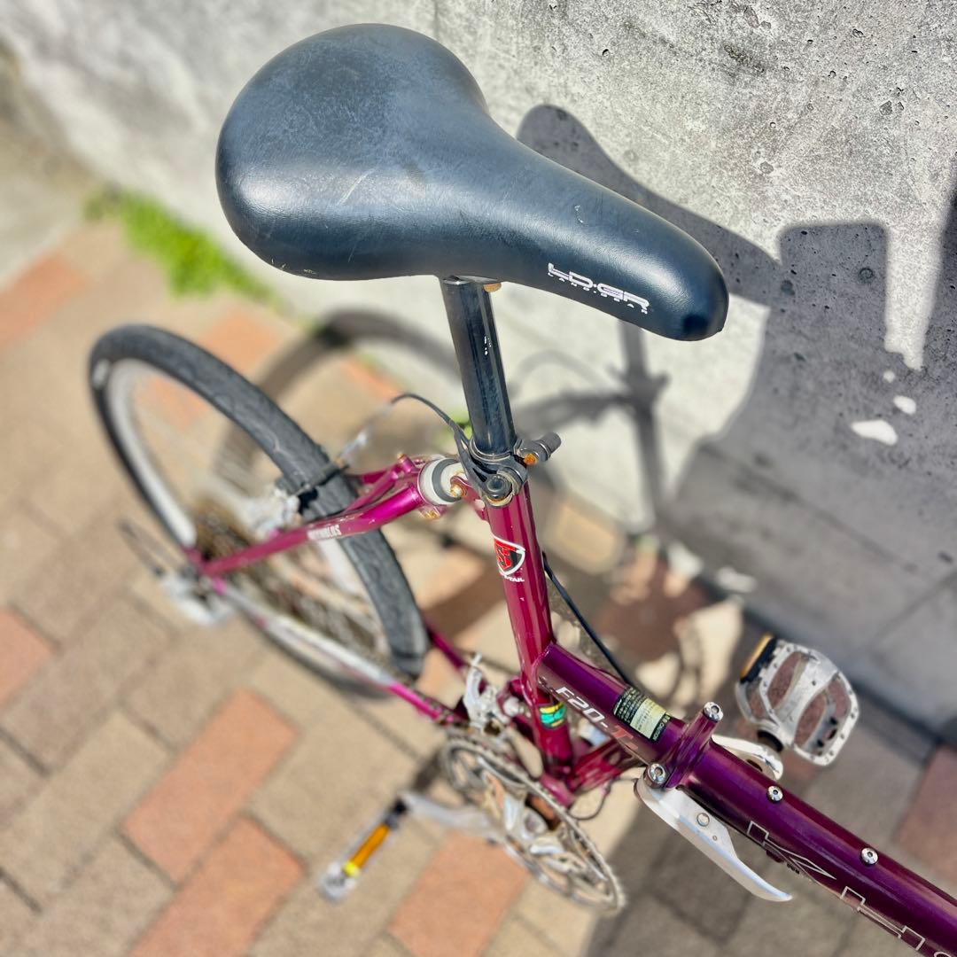 ゆん KHS F20-T2 小径車 ミニベロ クロモリ 2×8速