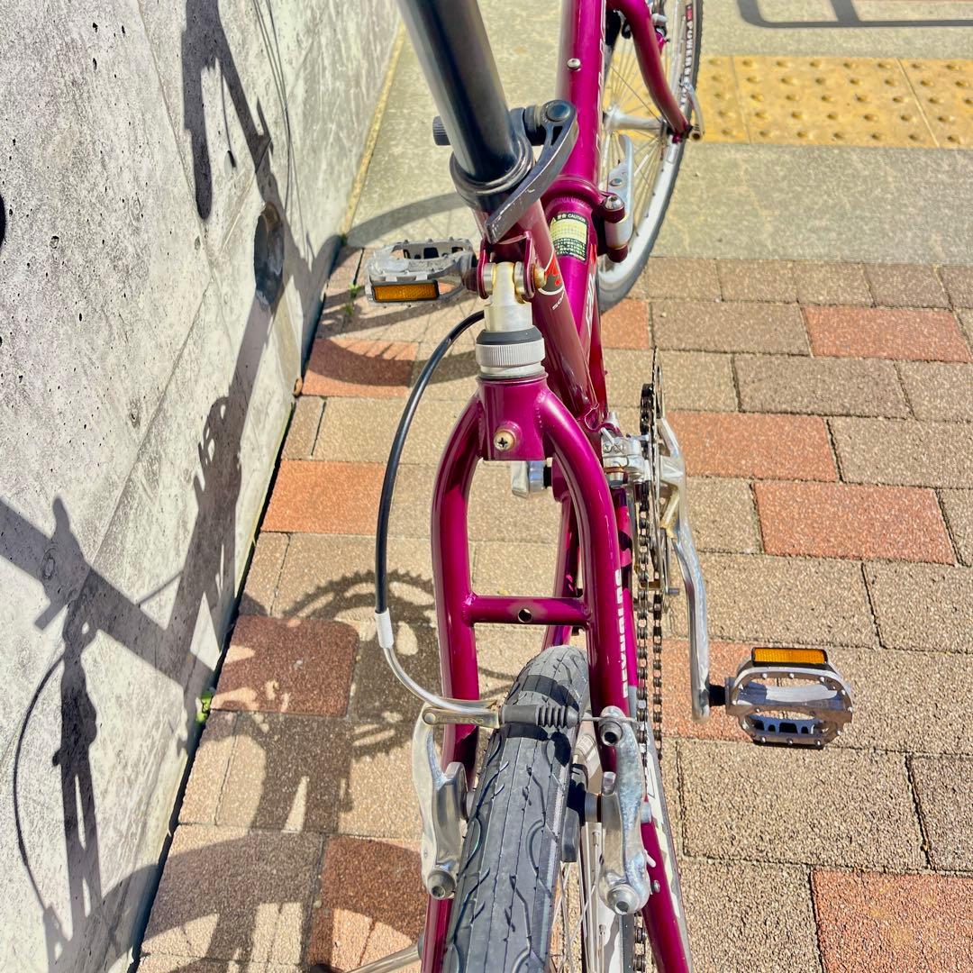 ゆん KHS F20-T2 小径車 ミニベロ クロモリ 2×8速