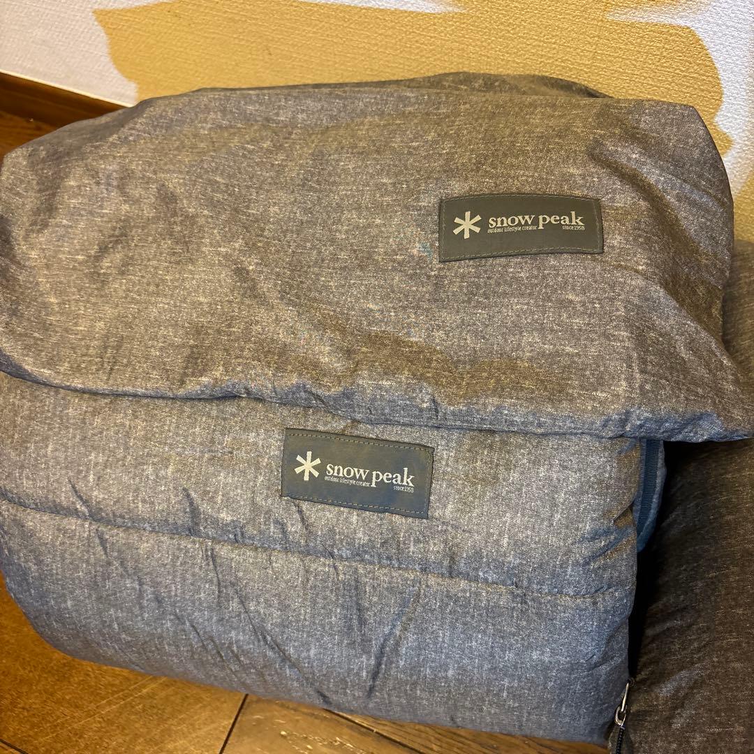  peak グレー寝袋 SSシングル ✨