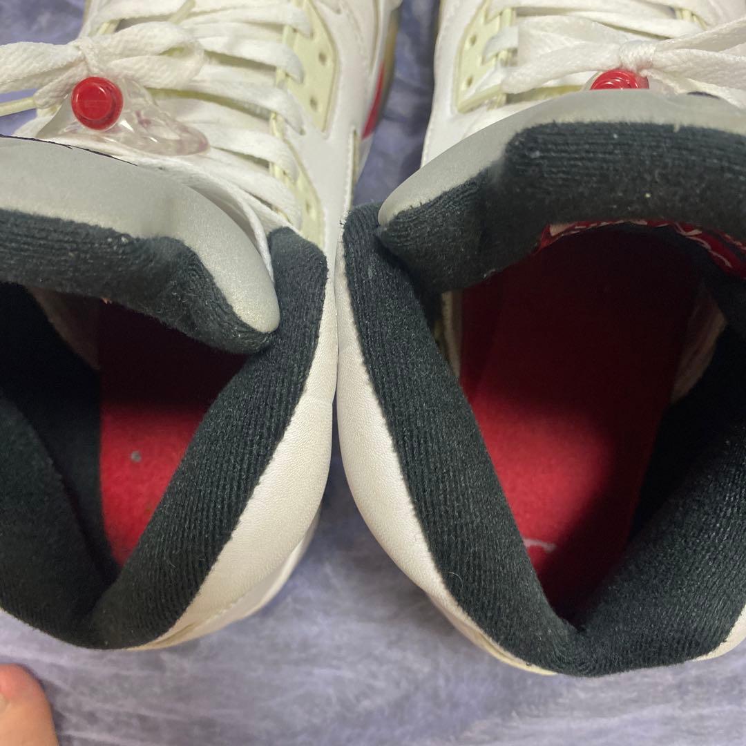 Air Jordan 5 ホワイト supreme サイズ28.5 US10.5
