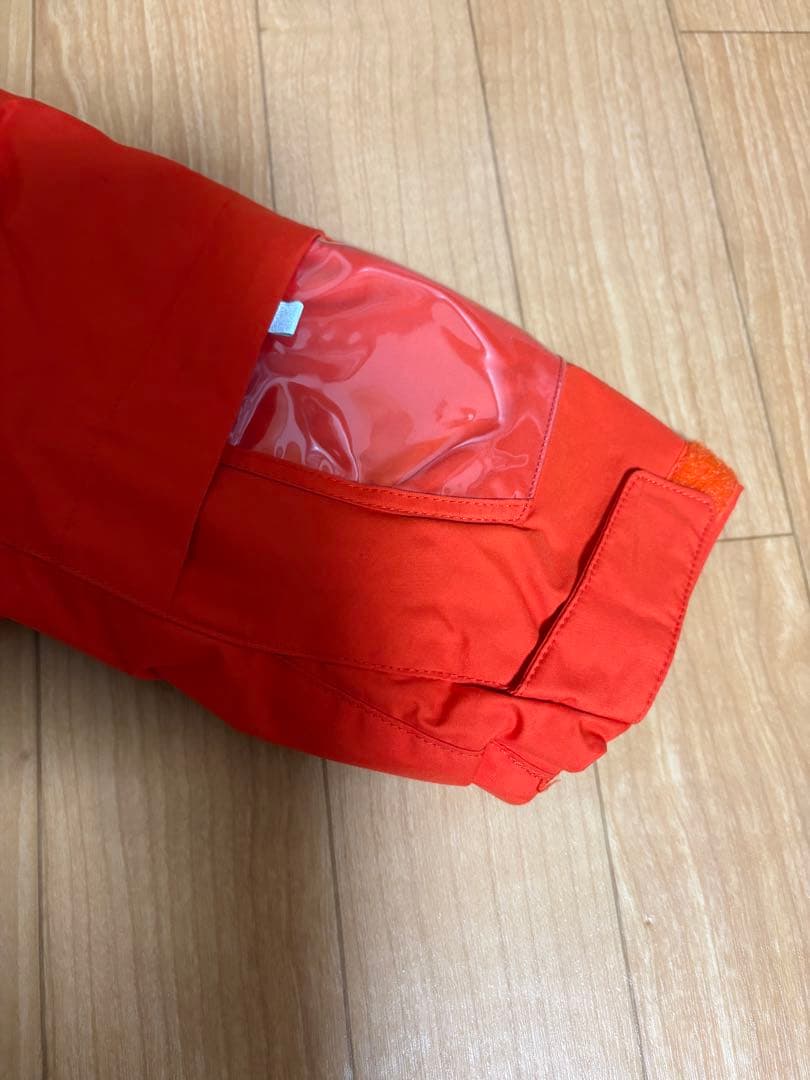 DESCENTE 子ども用スキーウェア&パンツ オレンジ 150