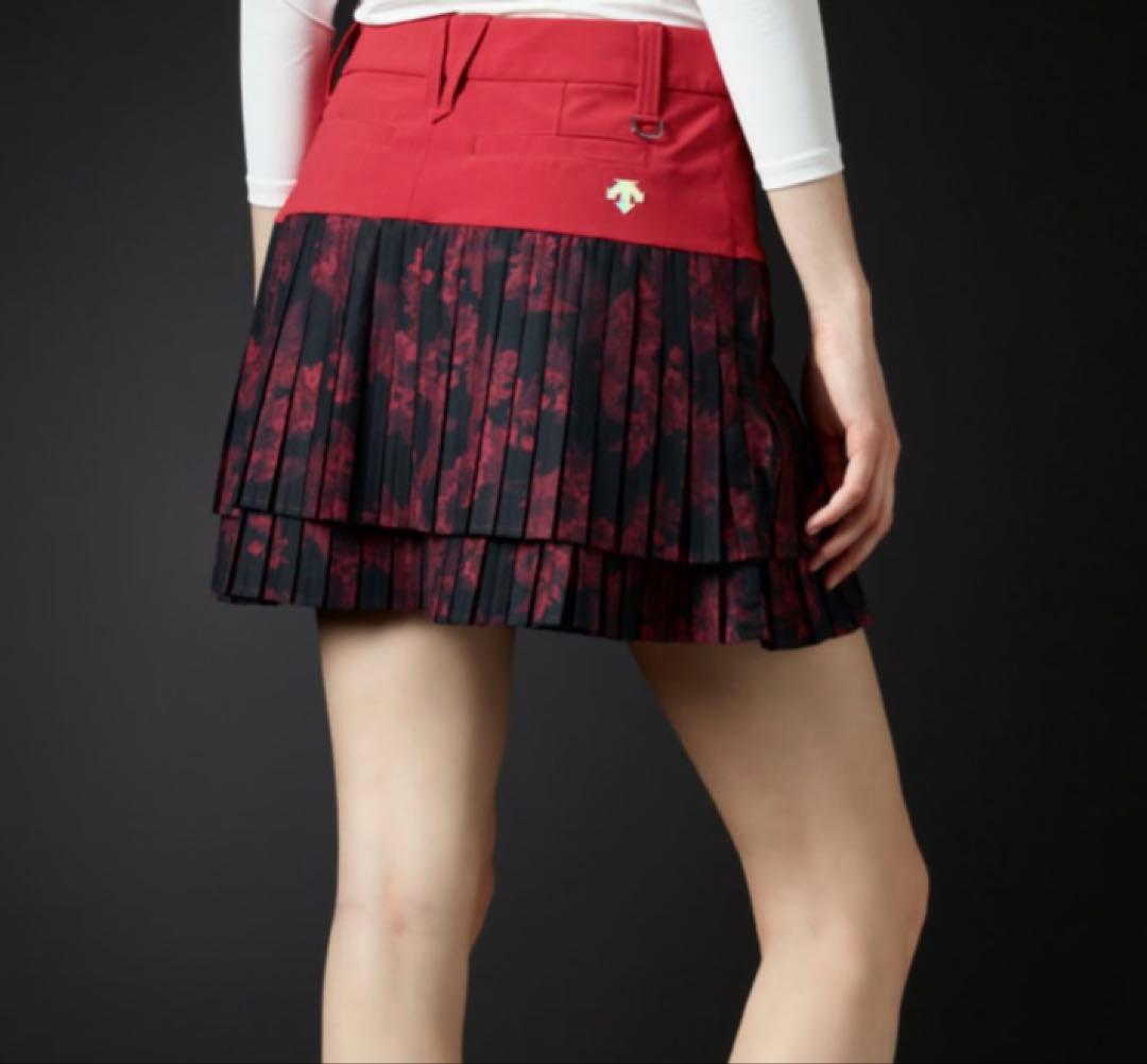 美品！　DESCENTE GOLF LUXE ボックスプリーツスカート　S