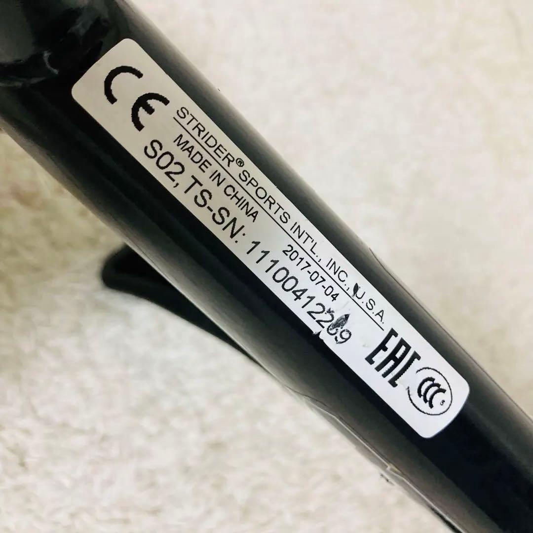 【良品】【日本正規品】【分解洗浄済み】ストライダー　スポーツモデル　ブラック