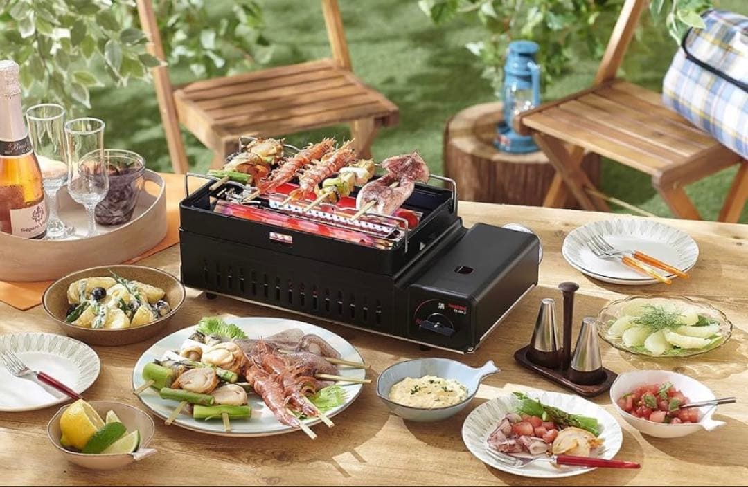 Iwatani 炉ばた焼器 炙りや2 カセットコンロ　専用代え網ｘ2 セット