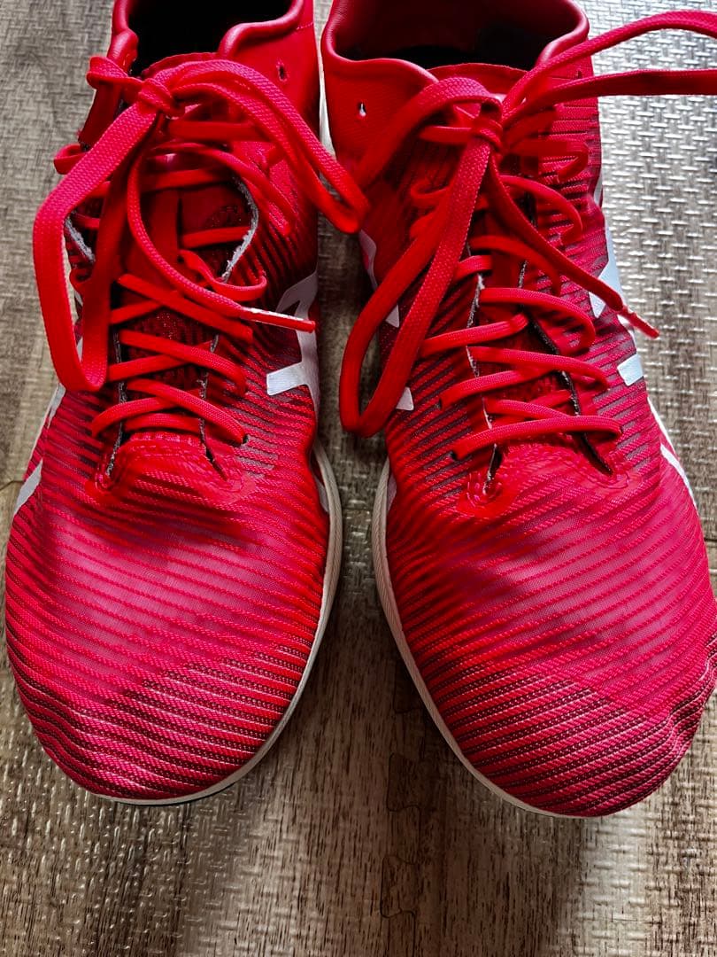 ASICS COSMORACER LD3 28cmレッド スパイクシューズ