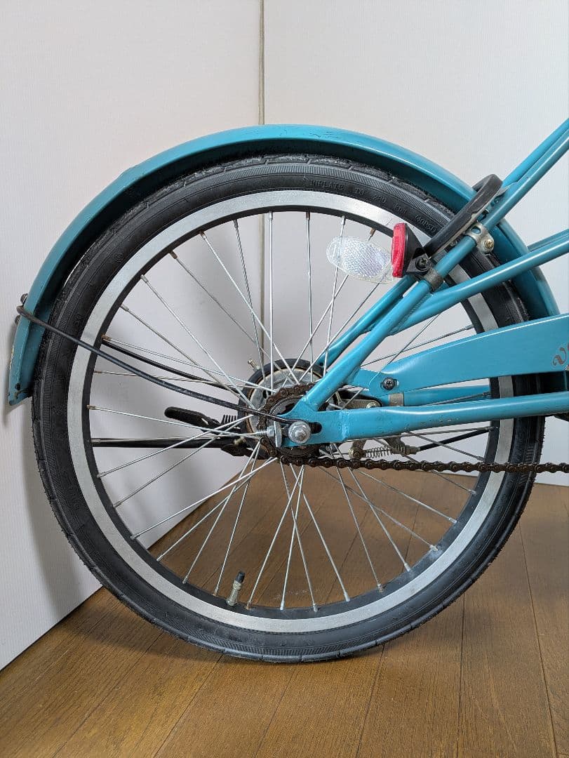 タイヤ前後・ライト新品】DAIWA CYCLE 20インチ 自転車 ブルー