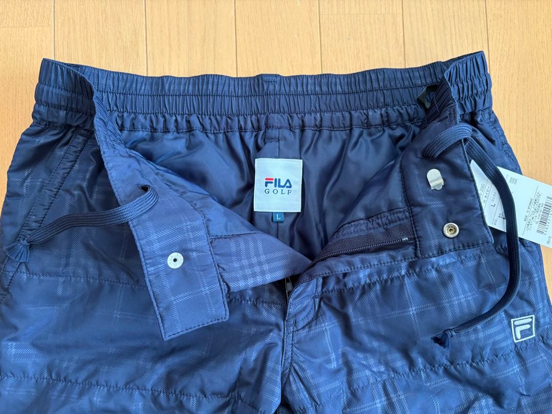 【新品未使用】FILA GOLF フィラゴルフ 中綿ブルゾン&パンツ Lサイズ