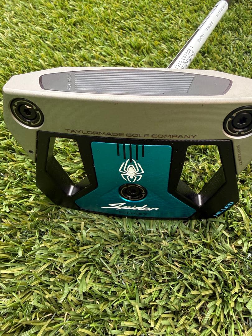 TaylorMade Spider パター 青 ヘッドカバー付き