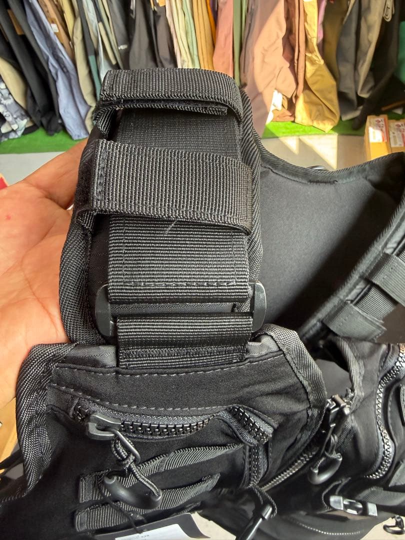rain or shine 新品未使用 bc vest ブラック バックパック