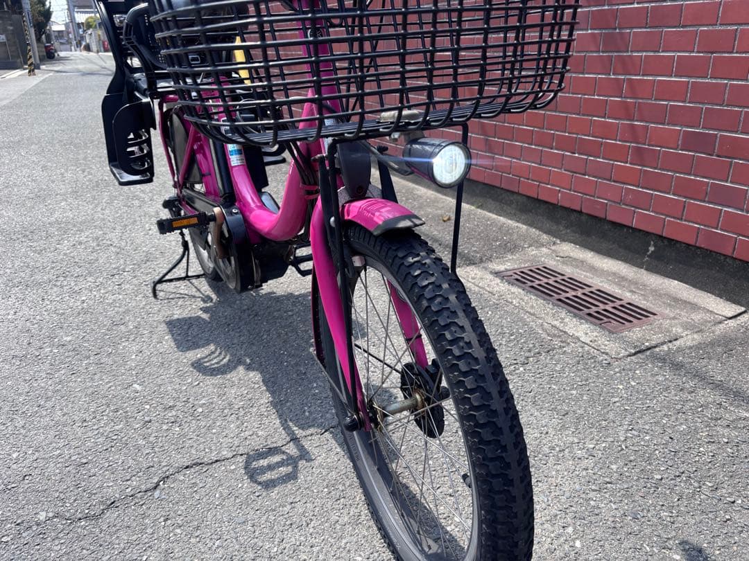YAMAHA pas babby 電動アシスト自転車 ピンク　チャイルドシート