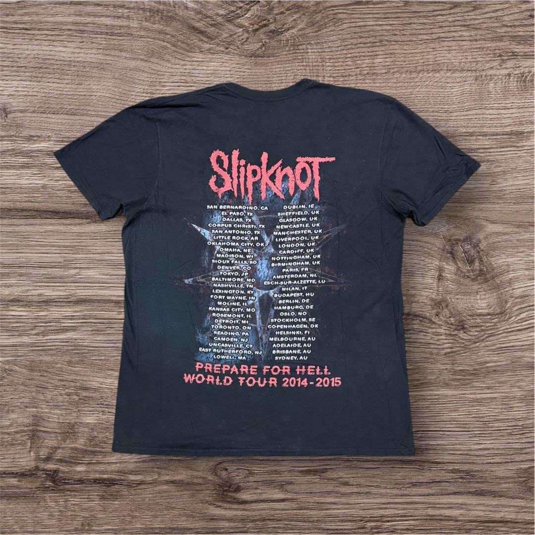 ★希少XL!! Slipknot 2014-2015ツアー バンドTシャツ/XL