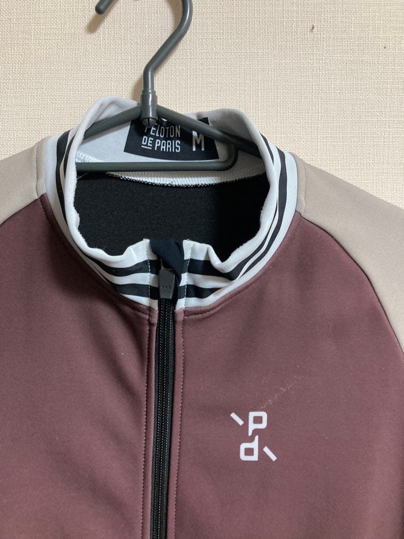 プロトンドパリ　サイクルジャージ　裏起毛　M やや厚め　サイクルウエア