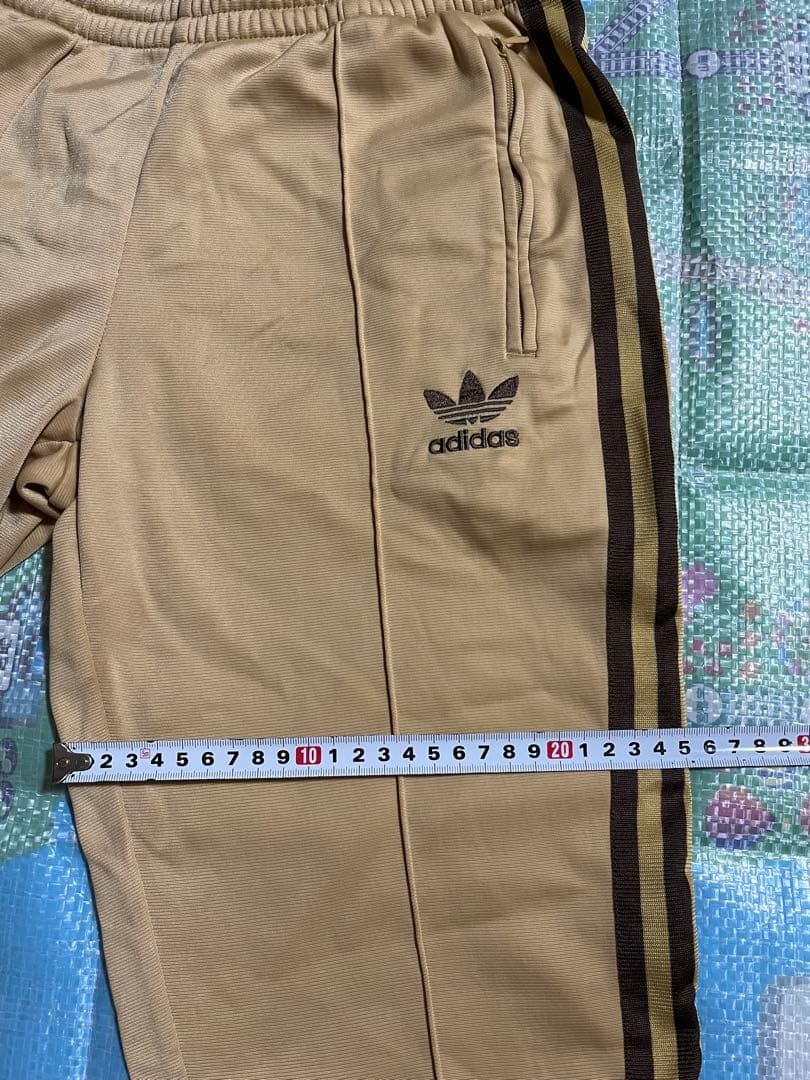 adidas アディダス　ジャージ　パンツ　M ベージュ　ブラウン