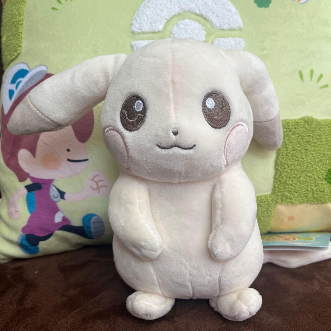 【新品タグ付き】ぽこあポケモン ピカチュウ うすいろ ぬいぐるみ