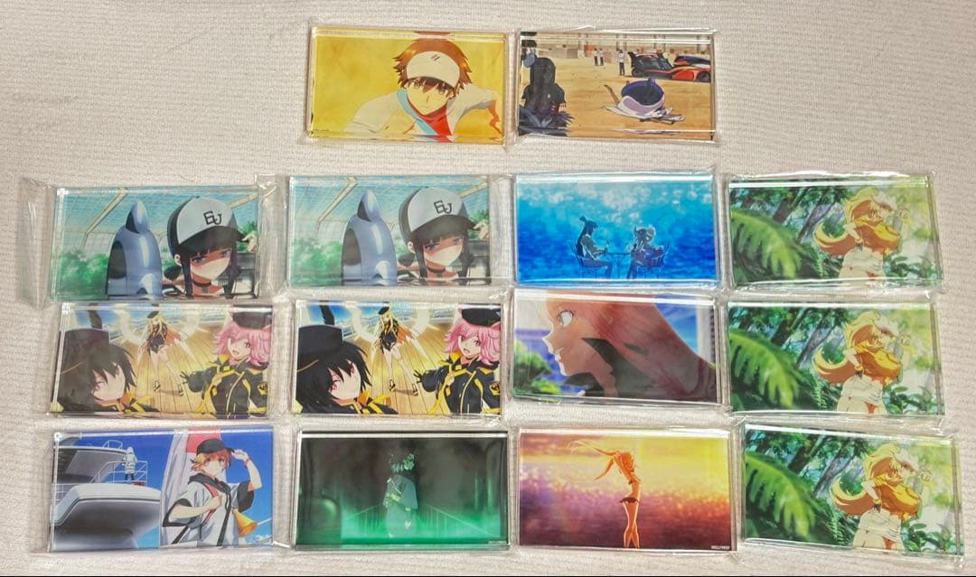 FGO Fate アクリルブロック　キャストリア　燕青　沖田総司　蘭陵王