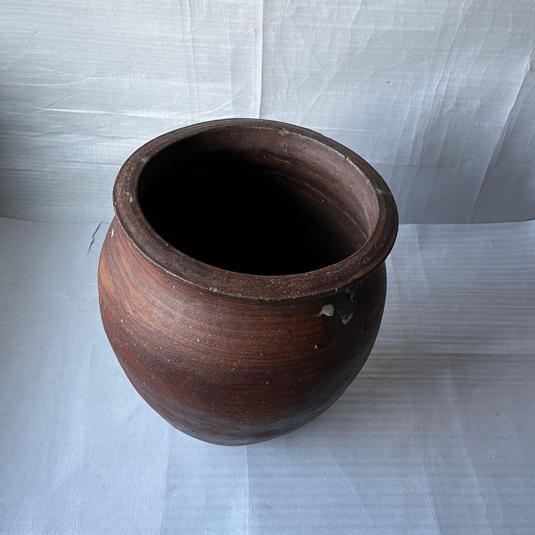 アンティーク　特大　水瓶　大壺　大甕　江戸時代物　刻印あり