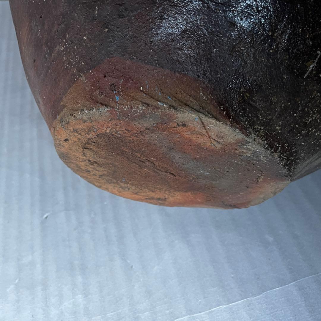 アンティーク　特大　水瓶　大壺　大甕　江戸時代物　刻印あり