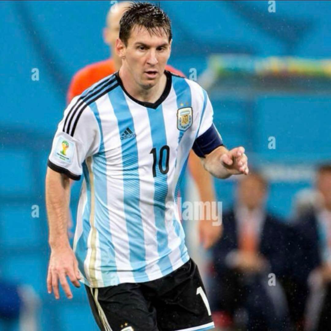アルゼンチン代表 バルセロナ メッシ 2014W杯準決勝戦ユニフォーム PSG