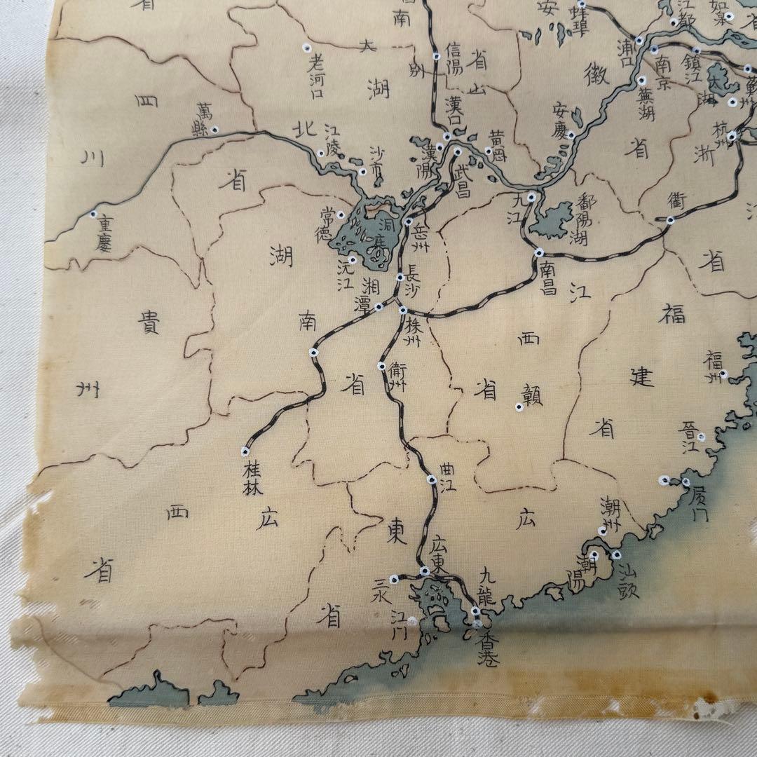 時代 支那事変 光雫作 絹本 旧日本軍 軍隊 ミリタリー 69×36cm