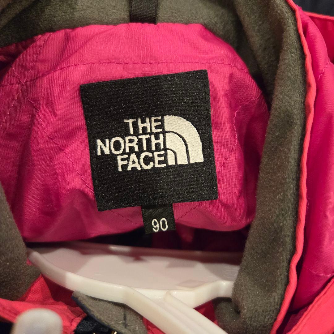 THE NORTH FACE 子供用スキーウェア 90 ネイビー/ピンク