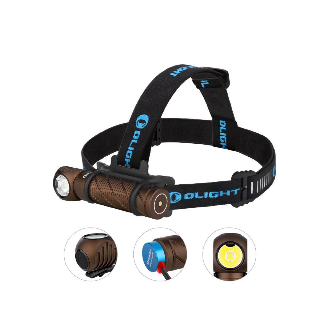 【新品同様】Olight Perun 2 LEDヘッドライト 最大2,500lm