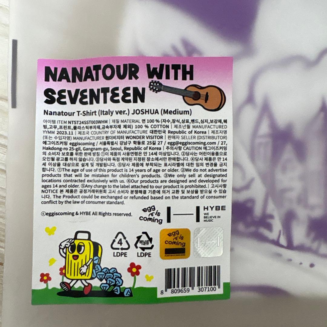 SEVENTEEN ナナツアー Tシャツ ジョシュア Mサイズ　NANAツアー
