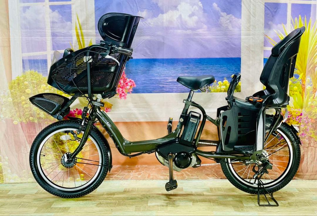 ヤマハパスキス⭐️人気モデル！子供乗せ電動アシスト自転車Y3055