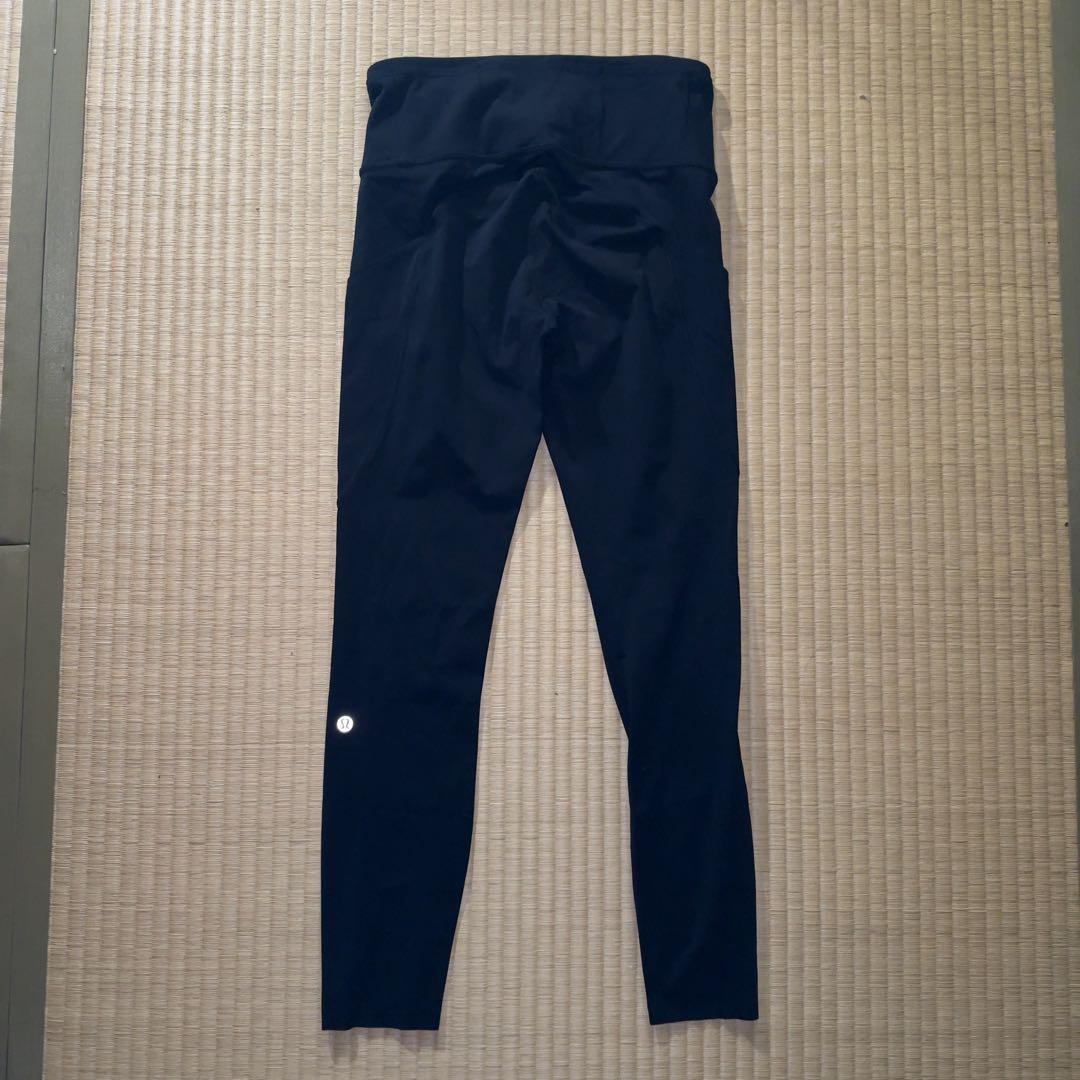 Lululemon ハイウエスト ヨガパンツ ネイビー