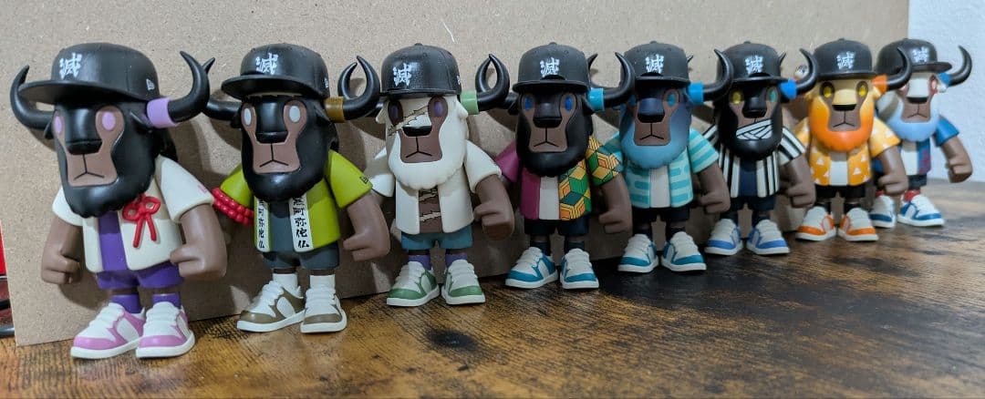 韓国限定 鬼滅の刃 NEWERA コラボ Mini Buffalo 8体セット