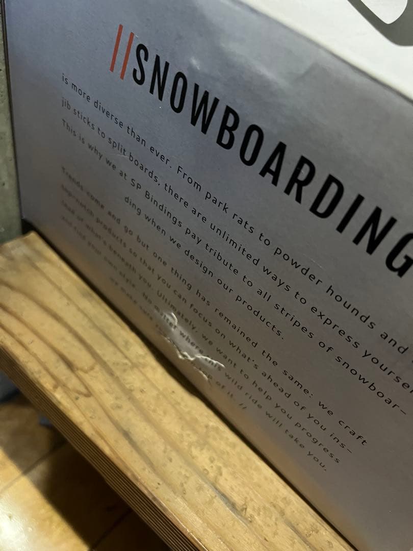 スノーボード SP BINDINGS sLAB. PURE size:L