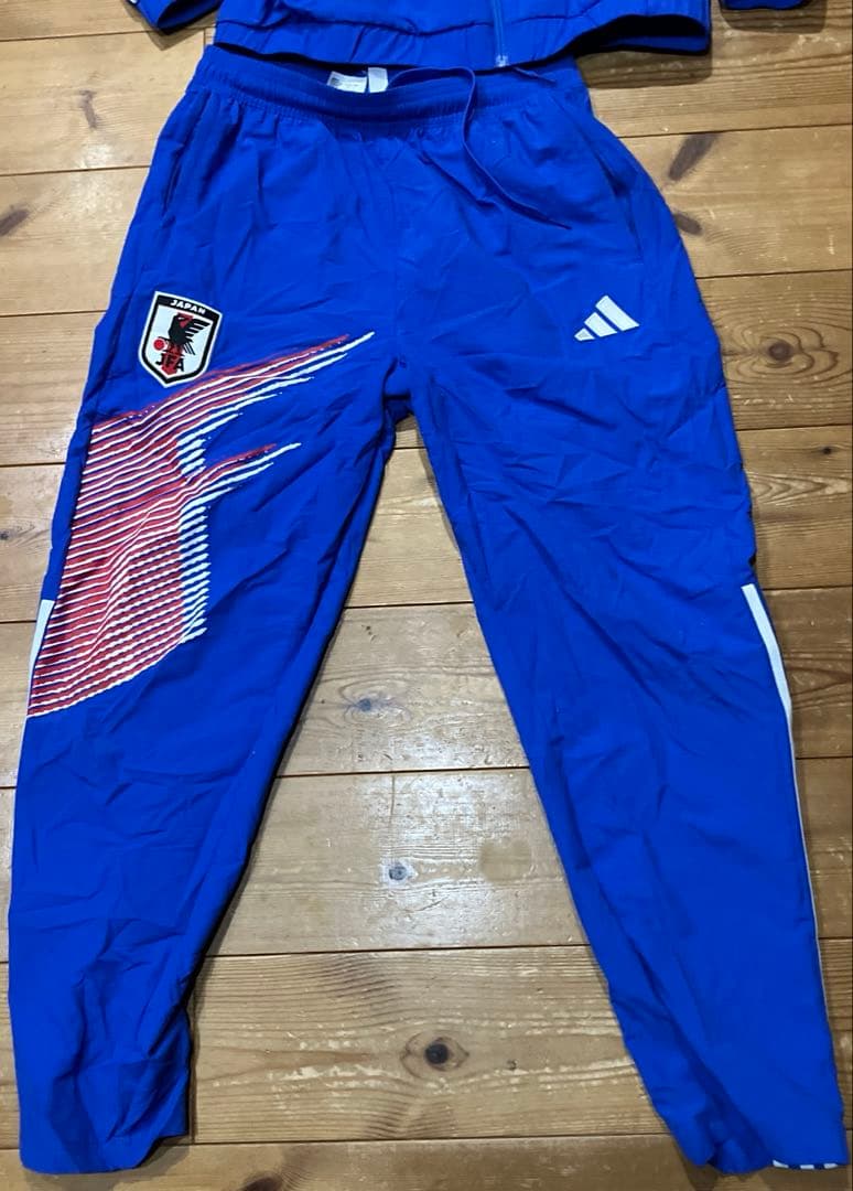 adidas 日本代表 ジャージ上下セット 青　サムライブルー