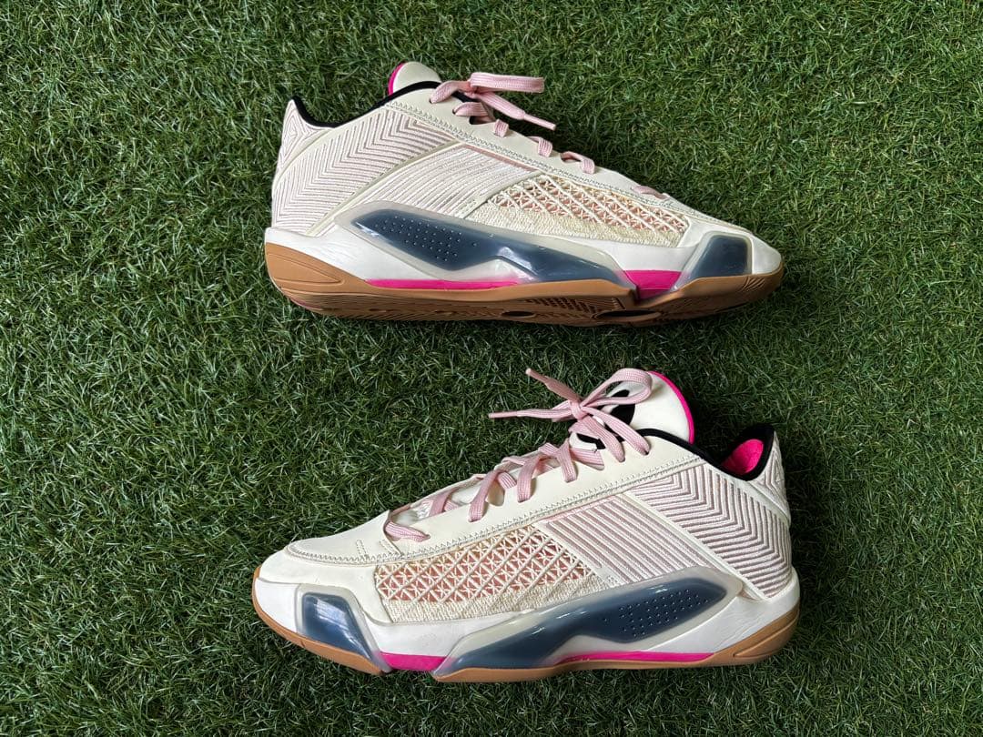 美品 Air Jordan 38 Low Coconut Milk ジョーダン