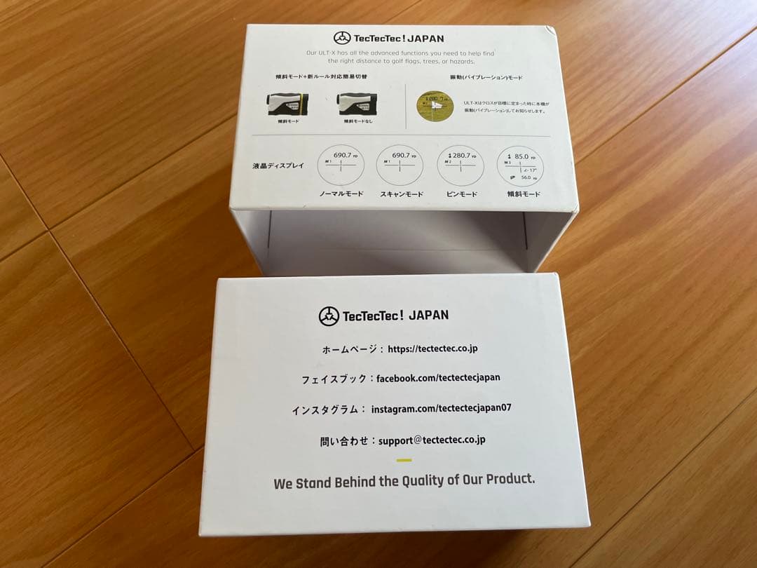 TecTecTec! ULT-X 800 ゴルフ用距離計　ボール1スリーブ付き