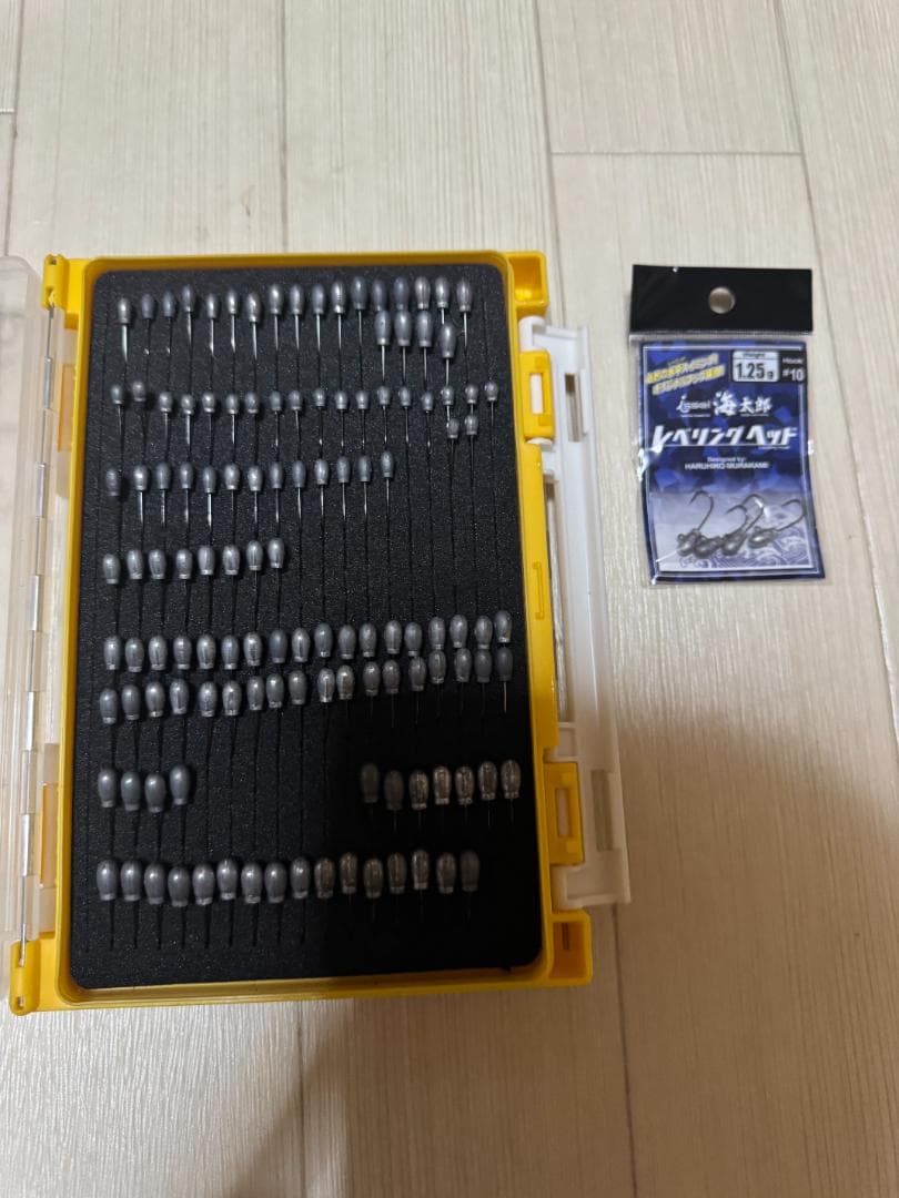 最終価格！！一誠　ISSEI 海太郎 レベリングヘッド　小鈎　太軸金鈎セット