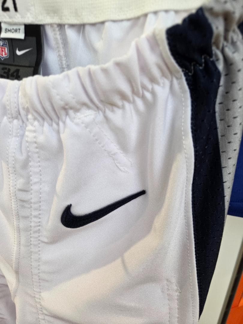 NIKE NFL ゲームパンツ 白 サイズ34 SHORT ON FIELD