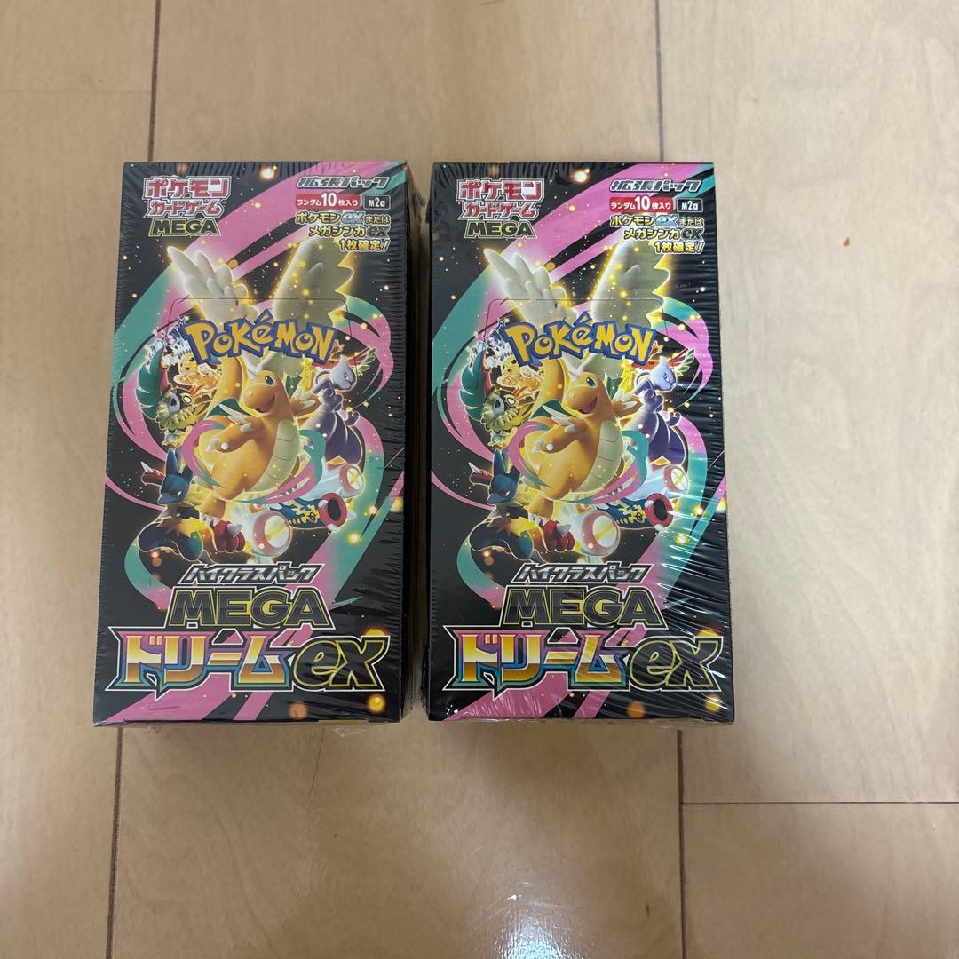 ポケモンカード　ムニキスゼロ4box &メガドリームex2box シュリンク付き