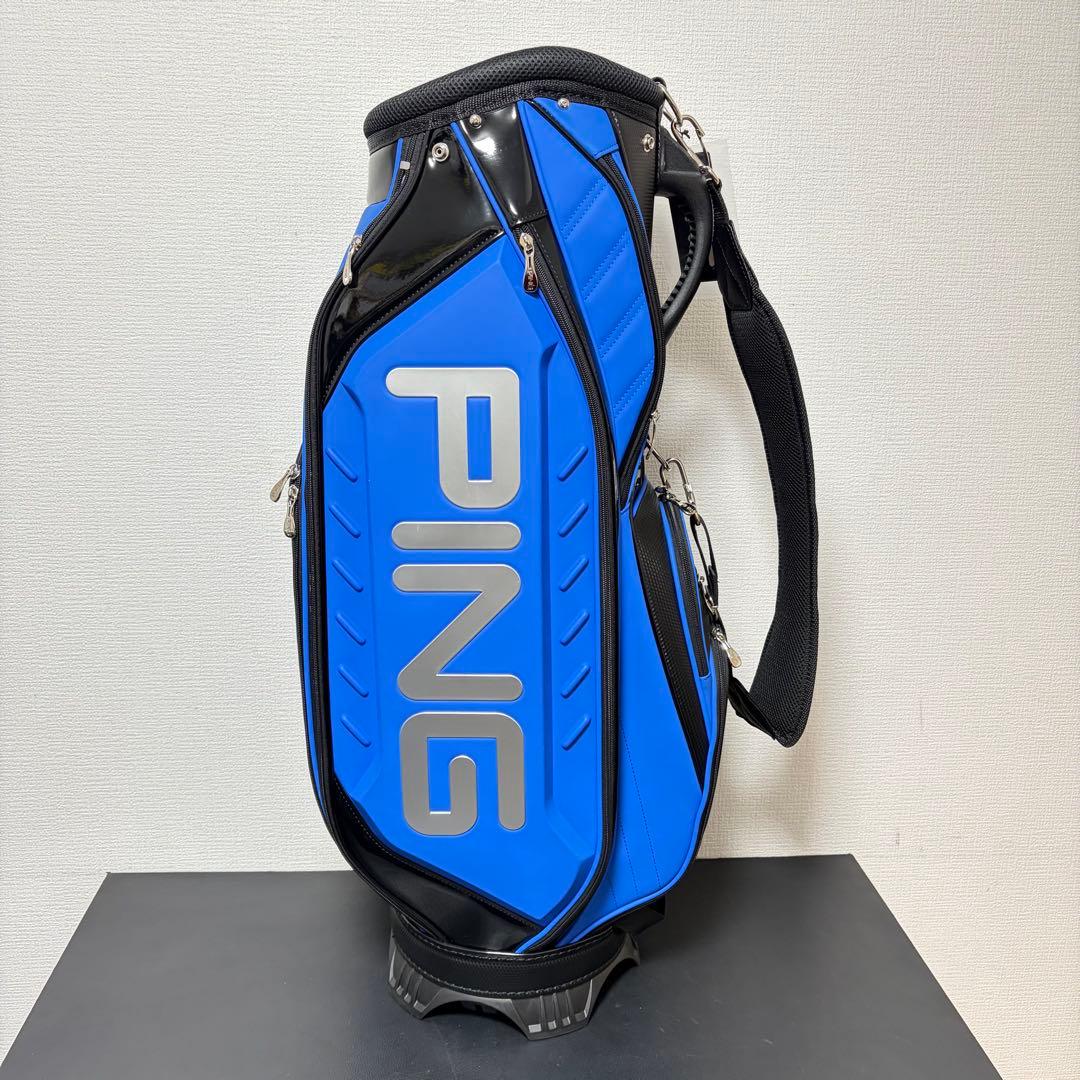 【極美品】PING オーセンティックカート ゴルフ キャディバッグ 9型 現行