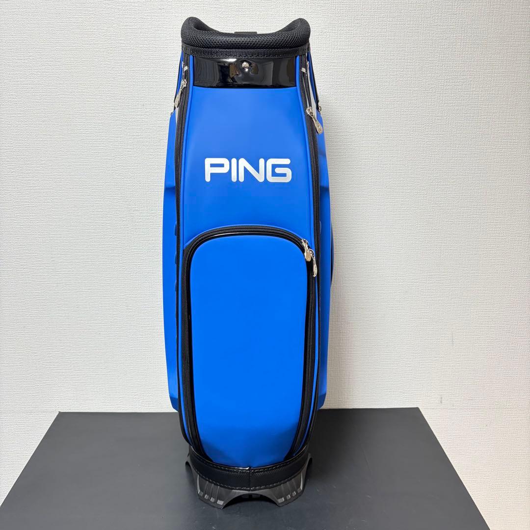 【極美品】PING オーセンティックカート ゴルフ キャディバッグ 9型 現行