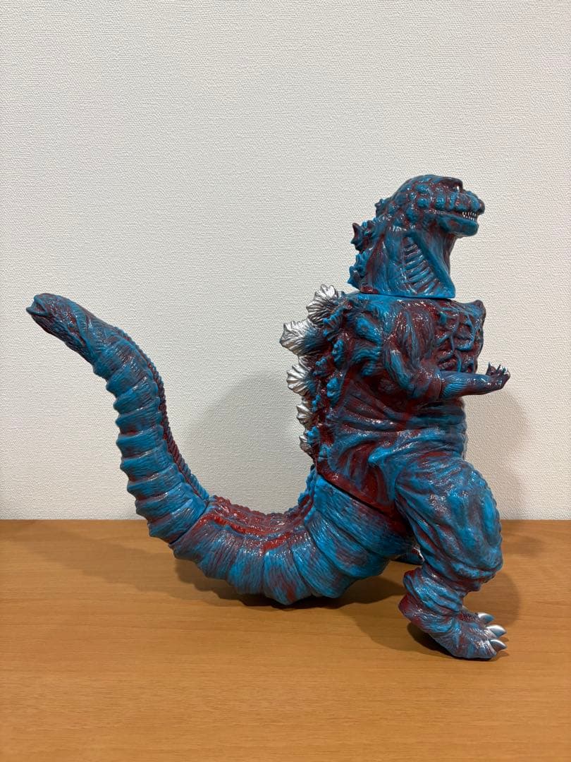 サンガッツ本舗 シンゴジラ ソフビ 青 サルジルシoneupブルマァク