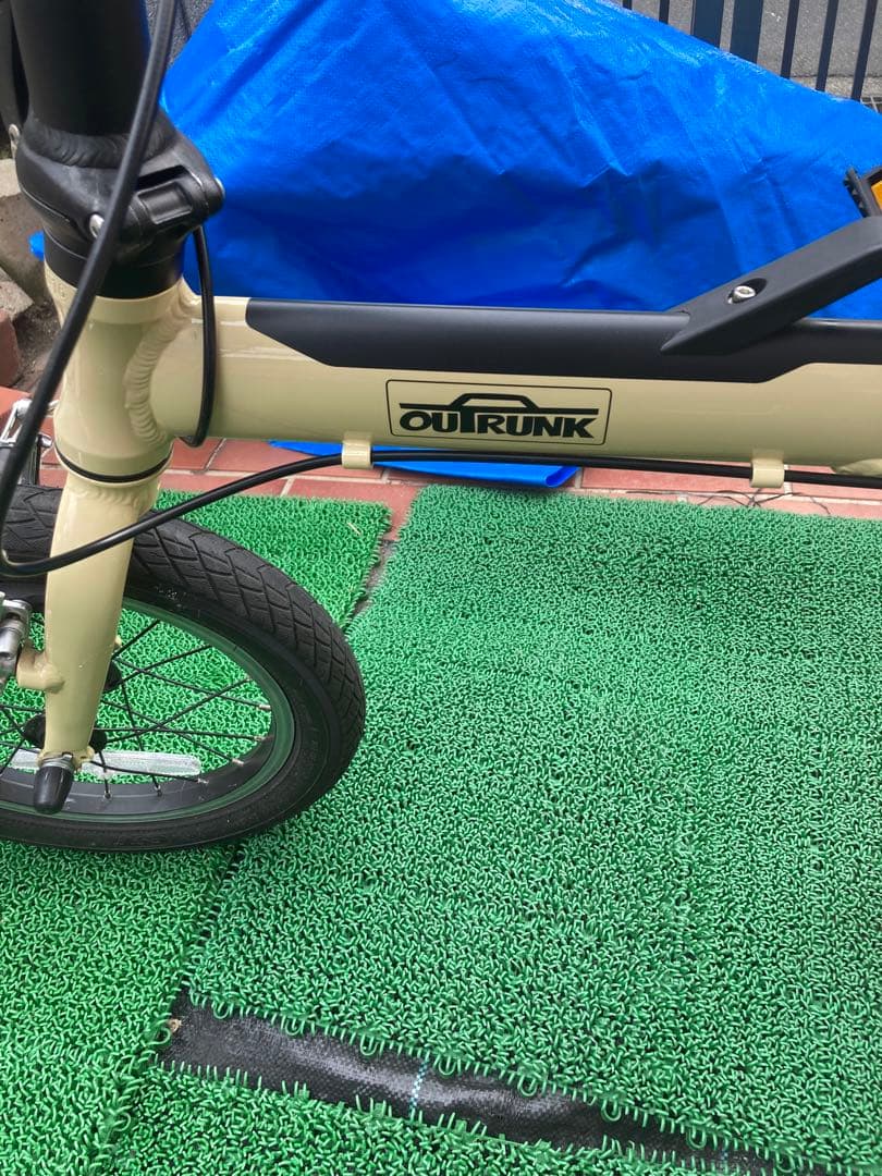 あさひ　LOG OUTRUNK 折りたたみ自転車 美車　直引き取り歓迎