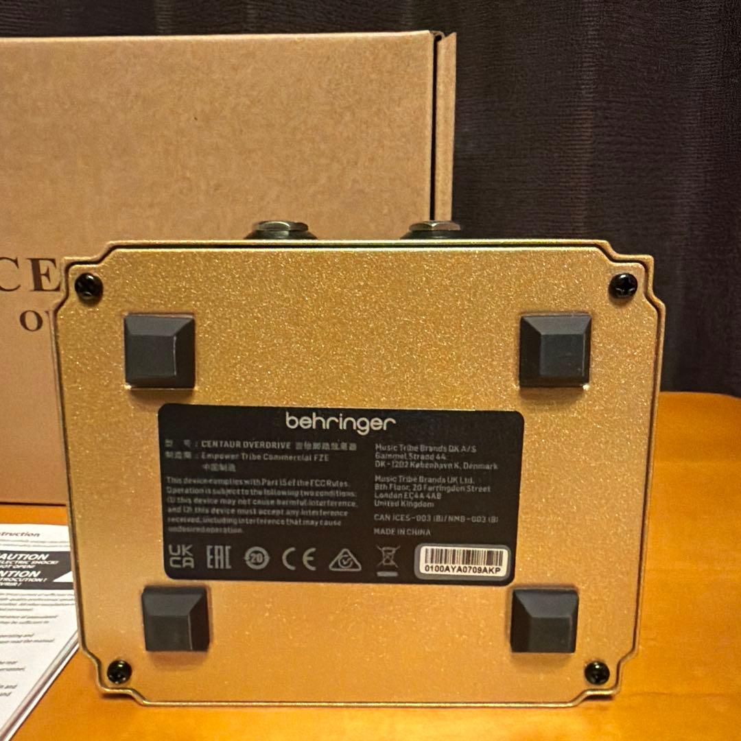 BEHRINGER オーバードライブ CENTAUR 旧デザイン