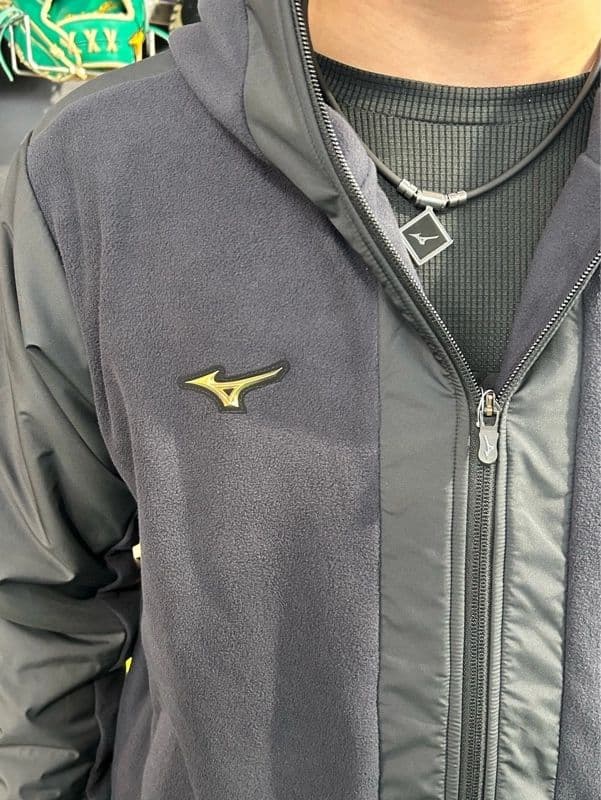 Mizuno Pro 2024秋冬限定 フリースジャケット サイズＯ ブラック